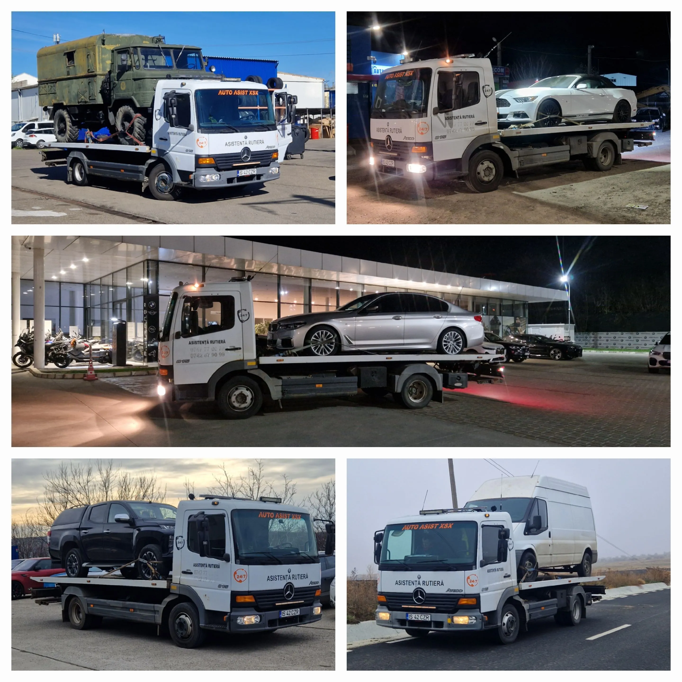 Tractări auto Iași non-stop 